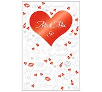 'SUSY CARD 40020006 Carte Félicitations Mariage Motif : Mr & Mrs