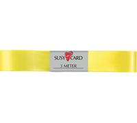 SUSY CARD Bande cadeau "Doppelsatin" 15 mm x 3 m gelb