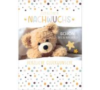 SUSY CARD Carte de naissance "Teddy" DIN A5