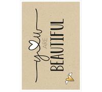 SUSY CARD Carte de vœux Bee yourself "Petit cœur