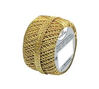 Susy Card Onnet 11103991 Boule de Noël en corde sous film rétractable Doré 20 m