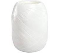SUSY CARD Ruban Bolduc en pelote lisse 5 mm x 20 m Blanc