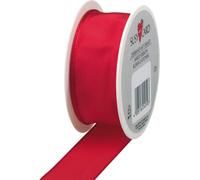 SUSY CARD Ruban cadeau sur bobine "Trend" rouge 40 mm x 2 m