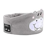 Suszian Casque sans Fil pour Enfants, Bandeau Bluetooth V5.0 pour Enfants, Masque de Sommeil Bluetooth, Bandeau Souple avec Haut-parleurs et Micro pour la Maison, Voyage