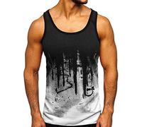 sutelang lurryly T-Shirt sans Manches Hommes D'été Casual Sport Musculation Shirts débardeu Couleur Unie Confortable Maillot de Corps Débardeur Grande Taille Pas Cher