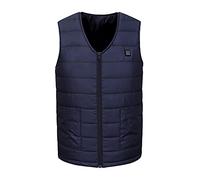 sutelang lurryly Veste Sans Manches Homme En Hiver Gilet Padded Bodywarmer De Sport Doudoune Zip Up Veste À Capuche Col V Homme Gilet Mode Pure Veste Doudoune Homme 4xl