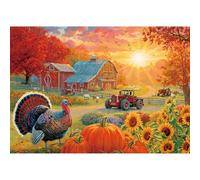 Sutinban Puzzle de 500 pièces pour adultes, dinde de la ferme, puzzle de 500 pièces pour adultes et enfants à partir de 14 ans, puzzles Jigsaws décoration de cadeaux