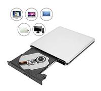 Sutinna USB 3.0 Blu-Ray PC Portable Lecteur Optique Externe, DVD CD BD Writer Recorder Slim Portable Driver Mobile Alliage d'aluminium PC Graveur DVD Externe CD Driver