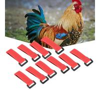 SUTISVITA 5bag Antihook Rooster Nylon Collar, 10pcs Bruit - Liberty Neck Belt empêche Les Poulets de Chanter des voisins dérangeants
