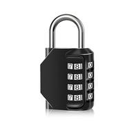 SUTOUG Cadenas à combinaison étanche à 4 chiffres, en alliage de zinc, pour portes, boîtes à outils, écoles, gymnases, clôtures, armoires à crochets et rangements (1PCS)