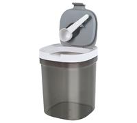 Sutowe Boîte hermétique pour lait maternisé avec cuillère - Caniste à café gris - Récipients de conservation empilables avec couvercles - Distributeur de lait en poudre pour le café, les céréales, la