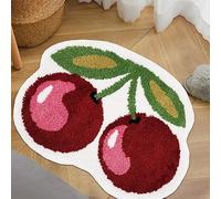 Sutowe Cute Cherry Tapis de bain antidérapant, absorbant l'eau, doux et confortable, lavable en machine 50 x 60 cm