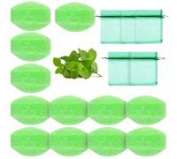 Sutowe Lot de 12 boules répulsives naturelles pour chat avec huile de menthe poivrée pour le jardin et la maison - Contre les chats et les chiens - Respectueux des animaux et des intempéries