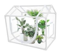Sutowe Mini serre pour l'intérieur et l'extérieur, serre pour plantes, protection des fleurs en hiver avec fermeture éclair, housse de plantes, tente pour légumes, herbes, semis de graines d'humidité
