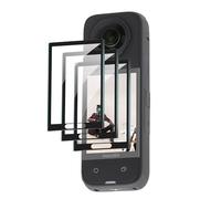 Suttkue Lot de 3 films protecteurs d'écran 3D pour Insta 360 X4 - Couverture complète - Anti-rayures - Flexible en PET - Haute définition - Compatible avec les coques