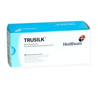 SUTURE PAS CUL. TRUSILK jauge 5/0, courbe 3/8, aiguille 19 mm - 70 cm - noir