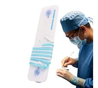 Suture Practice Kit - Portable Knot Tying and Learning Board | Rope for Knot Training, Knitting and Craft Supplies for Surgical Students, Doctors, Classroom & Lab | Lightweight Practice Set