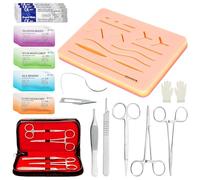 Suture Training Aids Kit: Suture Practice Kit, Complet De Pratique De Sutures, Kits De Sutures Tout Compris Pour Le Développement Et Le Perfectionnement Des Techniques De Suturen