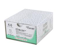 Sutures chirurgicales stériles non résorbables noires Monofil Ethilon - 3/0 - 3/8 - 19 mm - 90 cm