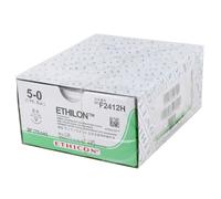Sutures chirurgicales stériles non résorbables noires Monofil Ethilon - 5/0 - 3/8 - 13 mm - 75 cm