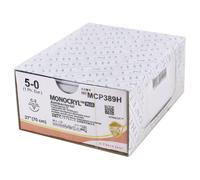 Sutures chirurgicales stériles résorbables Monocryl Plus Ethilon (boite de 36) - 5/0 - 3/8 - 13 mm - 70 cm