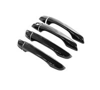 SUTVCM Couvercle Poignées Porte LHD Décorations Extérieures Protection Contre Rayures Pour Peugeot 208 2019 2020 2021 2022 2023 2024 Capuchon poignée porte extérieure(Poignée 1 trou de serrure)