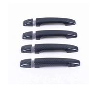 SUTVCM Garniture Poignées Porte Pour Subaru Pour Forester SH 2008 2009 2010 2011 2012 Capuchon poignée porte extérieure(Fibre de carbone noir)