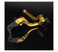 SUTVCM Moto pour Y&amaha pour Raptor 350 YFM350R YFM 350 R 2004-2013 2012 2011 2010 2009 2008 Leviers Frein Et d'embrayage Réglables Moto Accessoires(Doré,177mm)