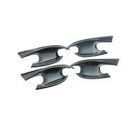 SUTVCM Poignées porte intérieure voiture Couvercle Cuvette Poignée Porte Latérale Voiture Autocollants Protection Extérieurs Pour Hyundai Pour Tucson NX4 2021-2024(Bol carbone)