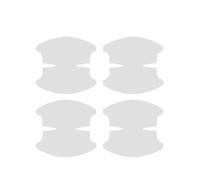 SUTVCM Pour Autocollants Universels Protection Anti-rayures Poignées Porte Voiture Film Transparent Invisible Poignets Capuchon poignée porte extérieure(4 door bowl)