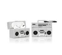 Suublg Coque de Protection en Silicone avec Porte-clés pour Airpods Pro, Design Amusant 3D Cool - Compatible avec Airpods Pro 2019