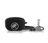 Suublg Coque en silicone pour écouteurs Sony WF-1000XM5 2023, motif peau de dessin animé Suublg Coque de protection avec porte-clés mignon de poupée et lanière de protection anti-perte (marteaux)