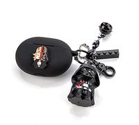 Suublg Étui en silicone souple pour écouteurs Beats Studio Buds avec porte-clés, coque de chargement pour casque sans fil Beats