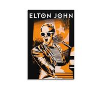 suumyo Elton John Poster artistique pour décoration de chambre, salon - 40 x 60 cm - Sans cadre
