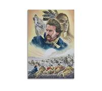 suumyo Poster de danse avec les loups - Décoration de chambre - Poster artistique pour chambre à coucher, salon - 40 x 60 cm - Sans cadre