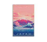 suumyo Poster du Japon Mount Fuji - Décoration de chambre - Poster artistique pour chambre à coucher et salon - 30 x 45 cm - Style sans cadre