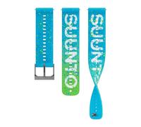 SUUNTO ATH6 Bracelet de montre en silicone 22 mm S+M, compatible avec Ocean, Vertical, Race, Race S, 9 Peak Pro, 9 Peak et 5 Peak, conçu pour tous les sports (en extérieur), Power Blue