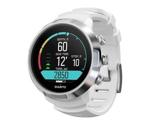 SUUNTO Dive D5 Montre de Plongée Numérique avec Écran Couleur, Étanche à 100 m, Ordinateur Sous-Marine avec Fonctions de Réveil, Chronomètre, Météo, Boussole, 12H d'Autonomie en Mode Subaquatique