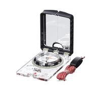 SUUNTO MC-2 Boussole de Navigation Professionnelle, Compass d'Orientation Multifonction avec Loupe Intégrée à la Plaquette, Déclinaison Réglable pour Randonnée Camping Hiking