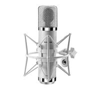 SUUNTOK Microphone à condensateur à tube XLR professionnel avec grand diaphragme de 34 mm, microphone d'enregistrement cardioïde pour ordinateur de jeu, PC TM251S, pour chant, baladodiffusion, YouTube