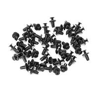 Suuonee Agrafe de Garniture de Porte, Clips de Garniture de Panneau de Porte de Voiture 50pcs Pare-Chocs Fixation de Rivet retenue 6mm