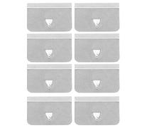 Suuonee Agrafes de déflecteur de vent, clips de retenue fixant le canal de déflecteur de pluie de vent de voiture d'acier inoxydable de voiture universel[8pcs]