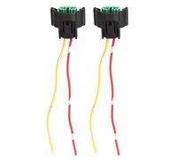 Suuonee Ampoule Connecteur Femelle, 2 pcs Voiture Moto ABS En Plastique Adaptateur Femelle Prise De Câblage Base Lampe Titulaire Câble Connecteur pour H8 H9 H11