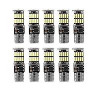 Suuonee Ampoule de marqueur latéral, 10pcs T10 4014 26SMD décodage de voiture LED Ampoule Canbus sans erreur de marqueur latéral de plaque d'immatriculation
