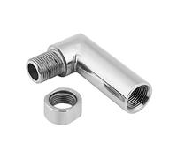 Suuonee Bouchon de capteur d'oxygène, Douille sonde lambdad'oxygène Universel M18 * 1,5 O2, rallonge d'espacement d'adaptateur de bonde inclinée à 90 degrés