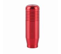 Suuonee Bouton de changement de vitesse, tête de manette de changement de vitesse manuelle de voiture de voiture d'alliage d'aluminium de 8,5cm[rouge]
