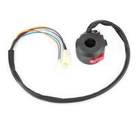 Suuonee Commutateur de guidon de moto, Commutateur de guidon gauche de moto Commencer ON-OFF Interrupteur léger pour Quad Quad