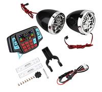 Suuonee Système MP3 de Moto, système de Haut-parleurs stéréo Bluetooth BT de Lecteur de Moto BT de Lecteur MP3 Audio de Carte USB