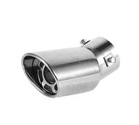 Suuonee Tuyau D'échappement, Universel Arrière Rond En Acier Inoxydable Échappement Automatique Silencieux Tuyau De Queue Embout Garniture Embout