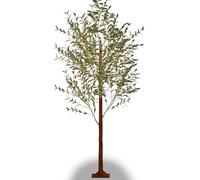 Suusolny Arbre lumineux à LED - 180 cm - 300 LED - Pour intérieur et extérieur - Décoration de Noël - Olivier artificiel - Branches lumineuses - Arbre décoratif pour bureau et salon - Lumière blanc